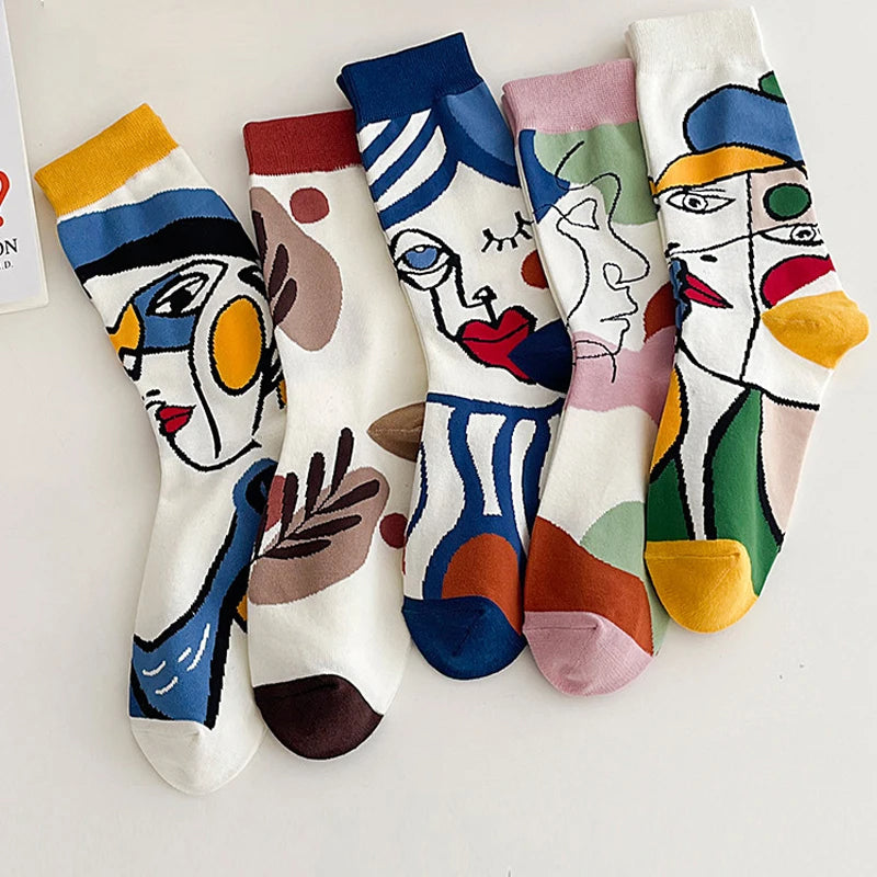 Calcetines Abstractos Casuales