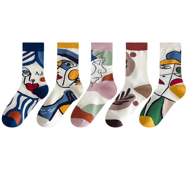 Calcetines Abstractos Casuales