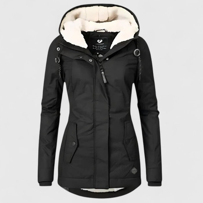 chaqueta de invierno impermeable con capucha