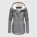 chaqueta de invierno impermeable con capucha