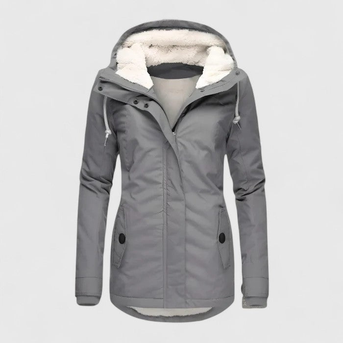 chaqueta de invierno impermeable con capucha