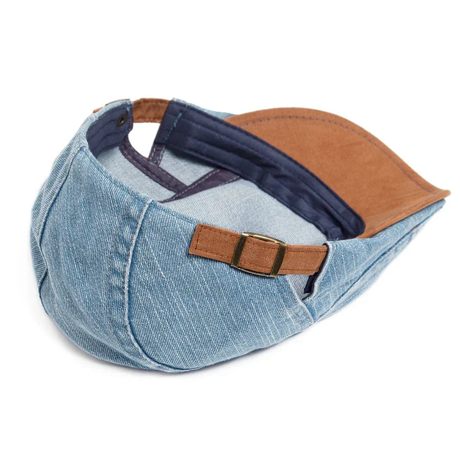 Gorra plana vaquera premium