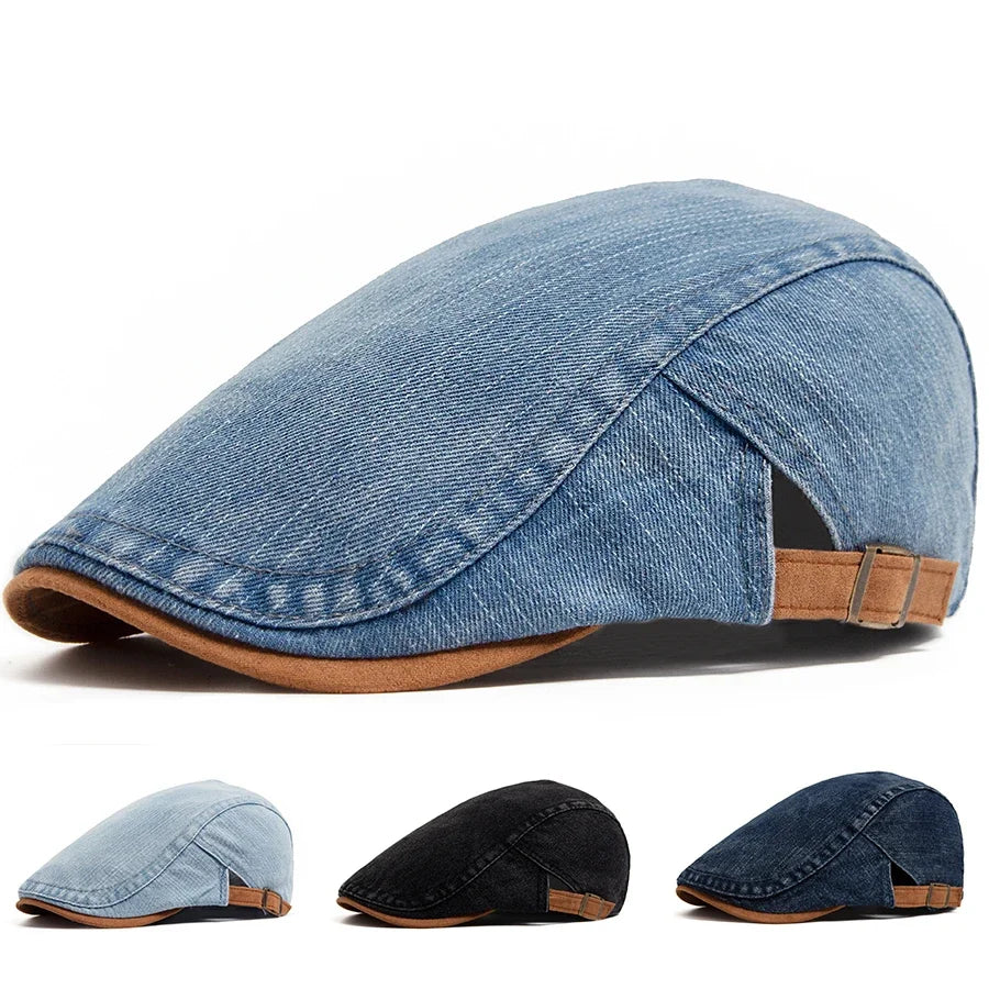 Gorra plana vaquera premium
