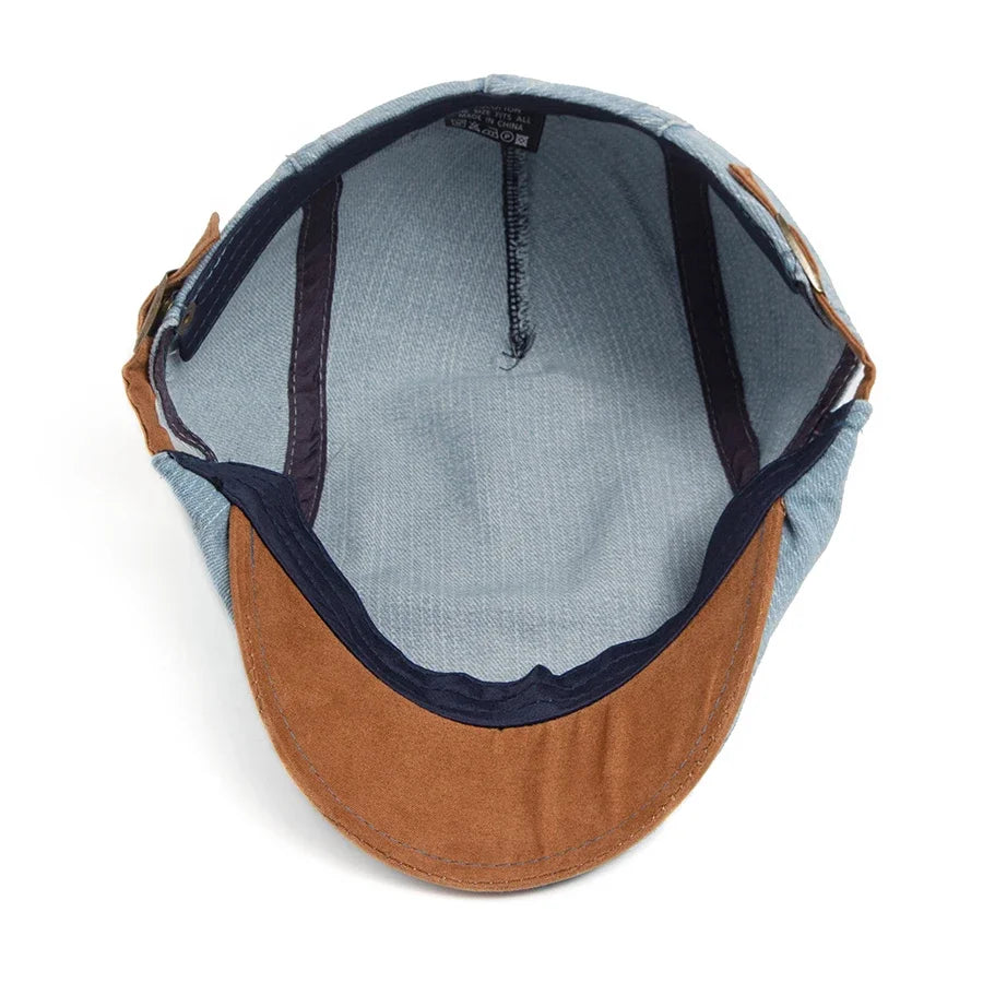 Gorra plana vaquera premium